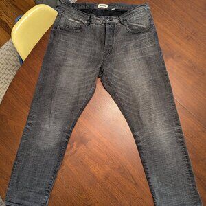 Taylor Stitch Democratic Jean – Black 3-Month Wash Selvage, 36x29, Hemmed
